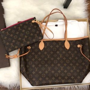Louis Vuitton bag and wallet